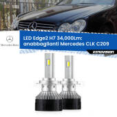 0 Anabbaglianti LED H7 34,000Lm per Mercedes CLK C209 2002 - 2009 H7: Kit LED Edge v3.0 34.000 Lumen