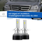 0 Anabbaglianti LED H7 34,000Lm per Mercedes GL X164 2006 - 2012 H7: Kit LED Edge v3.0 34.000 Lumen