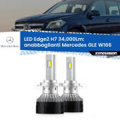 0 Anabbaglianti LED H7 34,000Lm per Mercedes GLE W166 2015 - 2018 H7: Kit LED Edge v3.0 34.000 Lumen