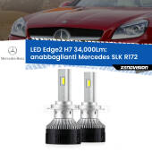 0 Anabbaglianti LED H7 34,000Lm per Mercedes SLK R172 2011 in poi H7: Kit LED Edge v3.0 34.000 Lumen