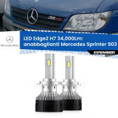 0 Anabbaglianti LED H7 34,000Lm per Mercedes Sprinter 903 2000 - 2006 H7: Kit LED Edge v3.0 34.000 Lumen