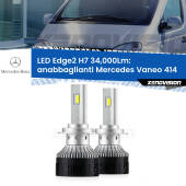 0 Anabbaglianti LED H7 34,000Lm per Mercedes Vaneo 414 2002 - 2005 H7: Kit LED Edge v3.0 34.000 Lumen