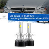 0 Anabbaglianti LED H7 34,000Lm per Mercedes Viano W639 2003 - 2007 H7: Kit LED Edge v3.0 34.000 Lumen
