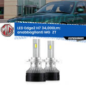 0 Anabbaglianti LED H7 34,000Lm per MG ZT 2001 - 2005 H7: Kit LED Edge v3.0 34.000 Lumen