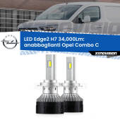 0 Anabbaglianti LED H7 34,000Lm per Opel Combo C  2001 - 2011 H7: Kit LED Edge v3.0 34.000 Lumen