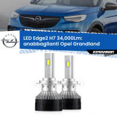 0 Anabbaglianti LED H7 34,000Lm per Opel Grandland  2017 in poi H7: Kit LED Edge v3.0 34.000 Lumen