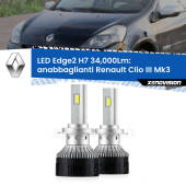 0 Anabbaglianti LED H7 34,000Lm per Renault Clio III  2005 - 2011 H7: Kit LED Edge v3.0 34.000 Lumen