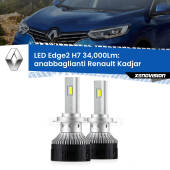 0 Anabbaglianti LED H7 34,000Lm per Renault Kadjar  2015 - 2022 H7: Kit LED Edge v3.0 34.000 Lumen