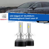 0 Anabbaglianti LED H7 34,000Lm per Seat Leon 1P 2005 - 2012 H7: Kit LED Edge v3.0 34.000 Lumen