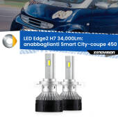 0 Anabbaglianti LED H7 34,000Lm per Smart City-coupe 450 restyling H7: Kit LED Edge v3.0 34.000 Lumen