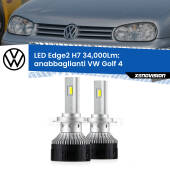 0 Anabbaglianti LED H7 34,000Lm per VW Golf 4  1997 - 2005 H7: Kit LED Edge v3.0 34.000 Lumen