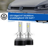0 Anabbaglianti LED H7 34,000Lm per VW Golf 7  2017 - 2019 H7: Kit LED Edge v3.0 34.000 Lumen