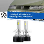 0 Anabbaglianti LED H7 34,000Lm per VW Sharan  a parabola doppia H7: Kit LED Edge v3.0 34.000 Lumen