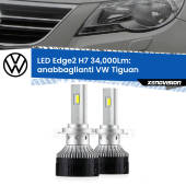0 Anabbaglianti LED H7 34,000Lm per VW Tiguan  pre-restyling H7: Kit LED Edge v3.0 34.000 Lumen