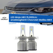0 Anabbaglianti LED HB3 15,000Lm per Chevrolet Malibu Mk9 2016 in poi FINE SERIE: NO GARANZIA HB3: Kit LED Ninja 15.000Lm - FINE SERIE: NO GARANZIA