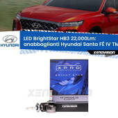 0 Anabbaglianti LED HB3 22,000Lm per Hyundai Santa FÉ IV TM 2018 in poi HB3 Kit LED BrightStar 22000Lm