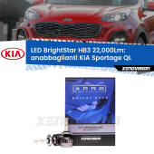 0 Anabbaglianti LED HB3 22,000Lm per KIA Sportage QL 2015 - 2020 HB3 Kit LED BrightStar 22000Lm