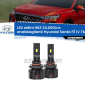 0 Anabbaglianti LED HB3 24,000Lm per Hyundai Santa FÉ IV TM 2018 in poi - FINE SERIE: NO GARANZIA HB3: Kit LED Eagle Mini24.000Lm - FINE SERIE: NO GARANZIA