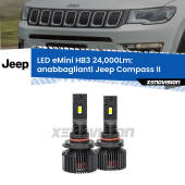 0 Anabbaglianti LED HB3 24,000Lm per Jeep Compass II LMC - FINE SERIE: NO GARANZIA HB3: Kit LED Eagle Mini24.000Lm - FINE SERIE: NO GARANZIA