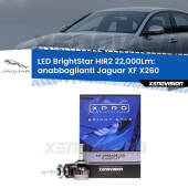 0 Anabbaglianti LED HIR2 22,000Lm per Jaguar XF X260 2015 in poi HIR2 9012 Kit LED BrightStar 22000Lm