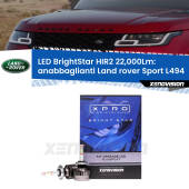 0 Anabbaglianti LED HIR2 22,000Lm per Land rover Sport L494 in poi HIR2 9012 Kit LED BrightStar 22000Lm