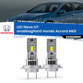 0 Anabbaglianti LED Honda Accord Mk6 1997 - 2002: H7 Nava H7: Kit LED Nava 20.000Lumen