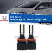 0 Anabbaglianti LED Honda Insight Mk2 2009 - 2017: Twist 11,000Lm H11: Kit LED Twist 11.000Lm