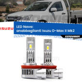 0 Anabbaglianti LED Isuzu D-Max II Mk2 a parabola doppia: Nava 20,000Lm H11: Kit LED Nava 20.000Lumen