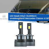 0 Anabbaglianti LED Mercedes Classe-A W169 2004 - 2012 - D2S/R 32,000Lm D2s / D2r : Kit LED Hawk 32.000Lm