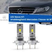 0 Anabbaglianti LED Mercedes Classe-M W166 2011 - 2015: H7 Nava H7: Kit LED Nava 20.000Lumen