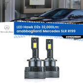 0 Anabbaglianti LED Mercedes SLR R199 2004 in poi - D2S/R 32,000Lm D2s / D2r : Kit LED Hawk 32.000Lm