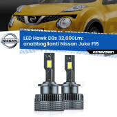 0 Anabbaglianti LED Nissan Juke F15 2014 - 2018 - D2S/R 32,000Lm D2s / D2r : Kit LED Hawk 32.000Lm