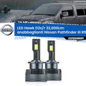 0 Anabbaglianti LED Nissan Pathfinder III R51 2005 - 2011 - D2S/R 32,000Lm D2s / D2r : Kit LED Hawk 32.000Lm