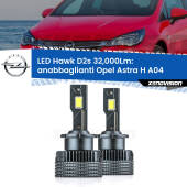 0 Anabbaglianti LED Opel Astra H A04 2004 - 2014 - D2S/R 32,000Lm D2s / D2r : Kit LED Hawk 32.000Lm