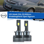 0 Anabbaglianti LED Opel Signum  2003 - 2005 - D2S/R 32,000Lm D2s / D2r : Kit LED Hawk 32.000Lm