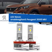 0 Anabbaglianti LED Peugeot 3008 Mk1 fari lenticolari: Nava 20,000Lm H11: Kit LED Nava 20.000Lumen