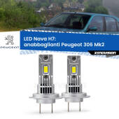 0 Anabbaglianti LED Peugeot 306 Mk2 1997 - 1999: H7 Nava H7: Kit LED Nava 20.000Lumen