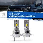 0 Anabbaglianti LED Peugeot Rifter 2018 in poi: H7 Nava H7: Kit LED Nava 20.000Lumen