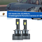 0 Anabbaglianti LED Porsche Carrera GT 980 2003 - 2006 - D2S/R 32,000Lm D2s / D2r : Kit LED Hawk 32.000Lm