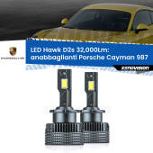 0 Anabbaglianti LED Porsche Cayman 987 2005 - 2013 - D2S/R 32,000Lm D2s / D2r : Kit LED Hawk 32.000Lm