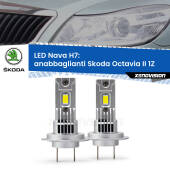 0 Anabbaglianti LED Skoda Octavia II 1Z restyling: H7 Nava H7: Kit LED Nava 20.000Lumen