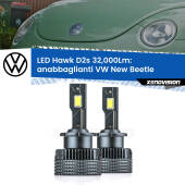 0 Anabbaglianti LED VW New Beetle 1998 - 2010 - D2S/R 32,000Lm D2s / D2r : Kit LED Hawk 32.000Lm