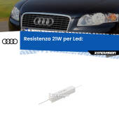 0 Audi A4: Resistenza Spegnispia 21W Economica per Luci diurne (1 Pz) Resistenza Spegnispia in Ceramica 15W 10 ohm per LED (1 Pz)