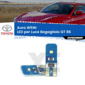 0 Aura W5W: LED per Luce Bagagliaio GT 86 (ZN6) 2012 -2020 FINE SERIE: NO GARANZIA T10 (W5W) Aura Kit LED Premium chip 5700K - FINE SERIE: No garanzia