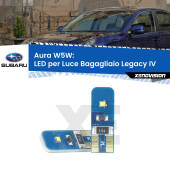 0 Aura W5W: LED per Luce Bagagliaio Legacy IV (Mk4) 2003 -2009 FINE SERIE: NO GARANZIA T10 (W5W) Aura Kit LED Premium chip 5700K - FINE SERIE: No garanzia