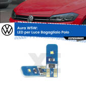 0 Aura W5W: LED per Luce Bagagliaio Polo (AW, BZ) 2017 in poi FINE SERIE: NO GARANZIA T10 (W5W) Aura Kit LED Premium chip 5700K - FINE SERIE: No garanzia