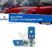 0 Aura W5W: LED per Luce Bagagliaio Swift (A2L) 2017 in poi FINE SERIE: NO GARANZIA T10 (W5W) Aura Kit LED Premium chip 5700K - FINE SERIE: No garanzia