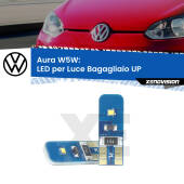 0 Aura W5W: LED per Luce Bagagliaio UP 2011 -2024 FINE SERIE: NO GARANZIA T10 (W5W) Aura Kit LED Premium chip 5700K - FINE SERIE: No garanzia