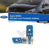 0 Aura W5W: LED per Luci Cortesia Galaxy (WGR) 1995 -2006 FINE SERIE: NO GARANZIA T10 (W5W) Aura Kit LED Premium chip 5700K - FINE SERIE: No garanzia