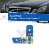 0 Aura W5W: LED per Luci Lettura Classe-E (W212) 2009 -2016 FINE SERIE: NO GARANZIA T10 (W5W) Aura Kit LED Premium chip 5700K - FINE SERIE: No garanzia